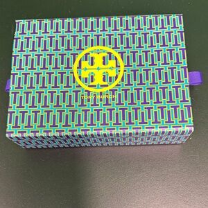 Tory Burch Geometric print Box in Green and Purple